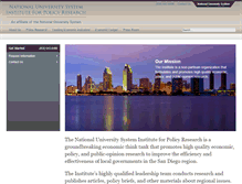 Tablet Screenshot of nusinstitute.org